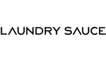 Laundry Sauce logo designed with modern aesthetic, part of branding visuals used in social media content strategies.