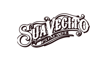 Logo of Suavecito grooming brand, reflecting its presence in influencer marketing and social media branding campaigns.